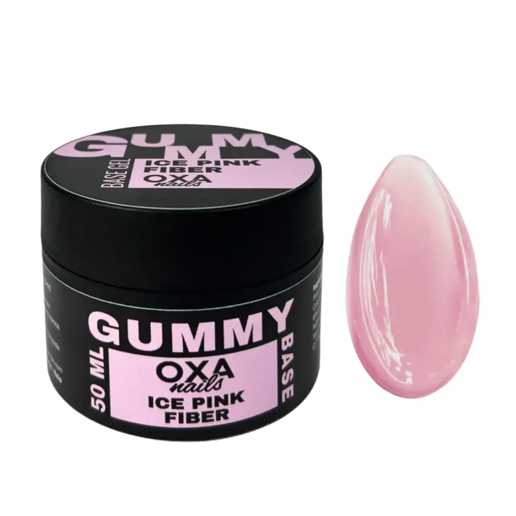 Gummy Base Gel ice pink fiber 50 ml