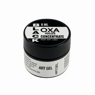 Art Gel Black Concentrate 5 ml nero