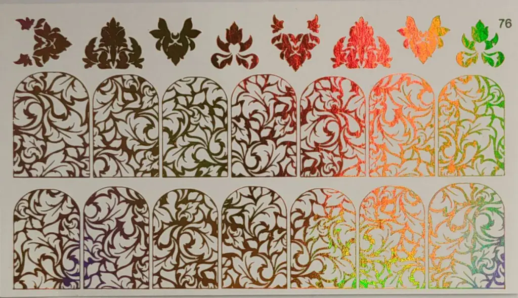 Water decal no. 2 "effetto olografico"