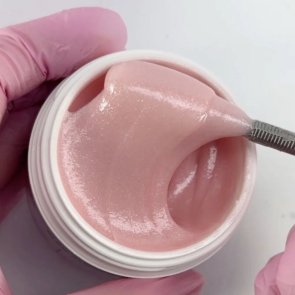 Gel Fiber Glass glow almond