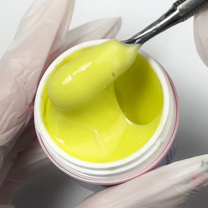 Gel No File No Top yellow 15 ml