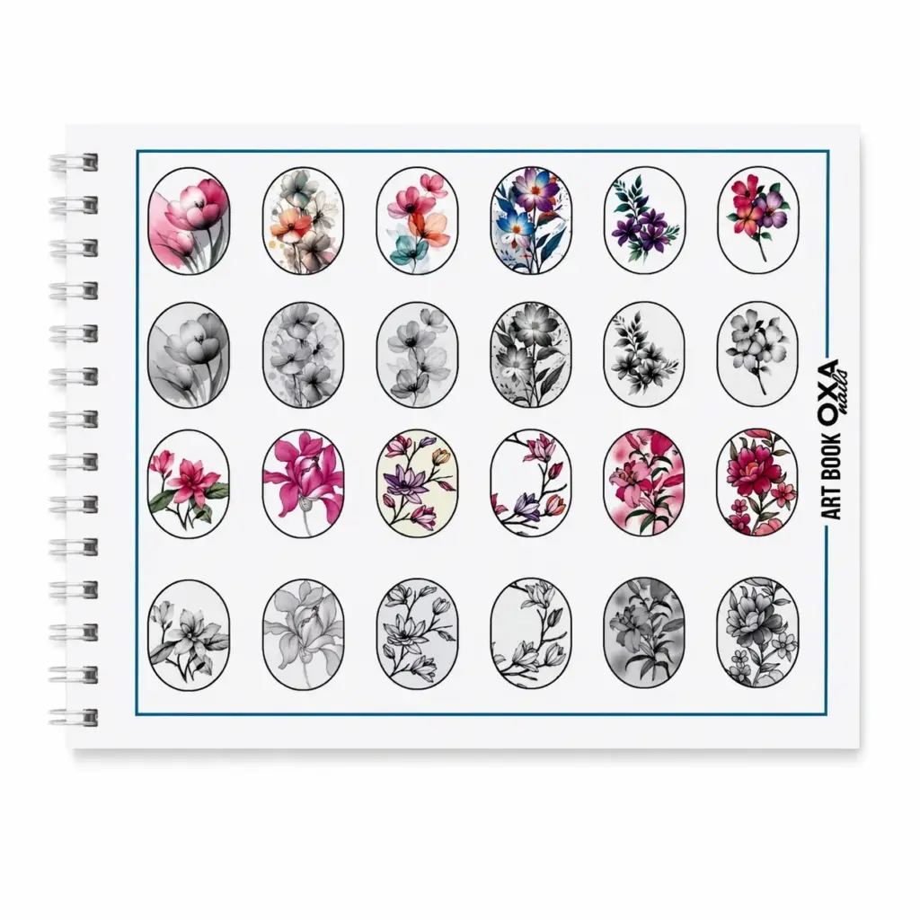 Art Book Fiori e farfalle - Disegna, stacca e applica