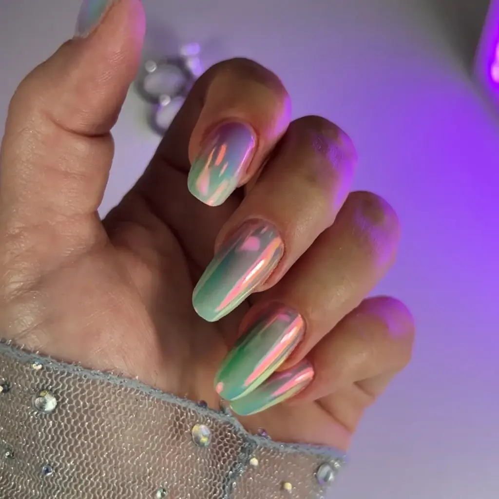 Polvere Aurora Chameleon Rosa/Azzurro