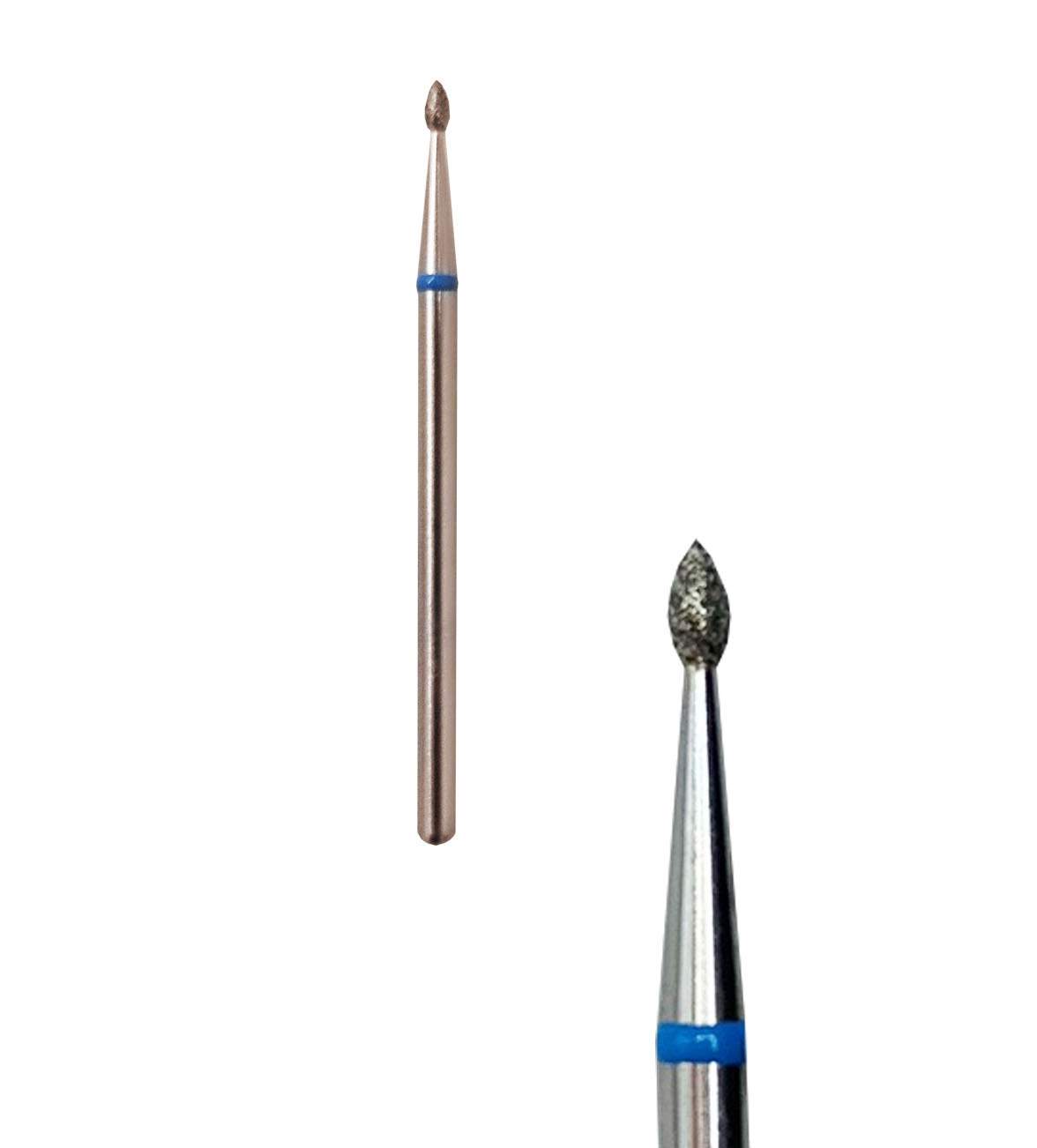 Punta diamantata a forma di pesciolino (blu) 1.6 mm