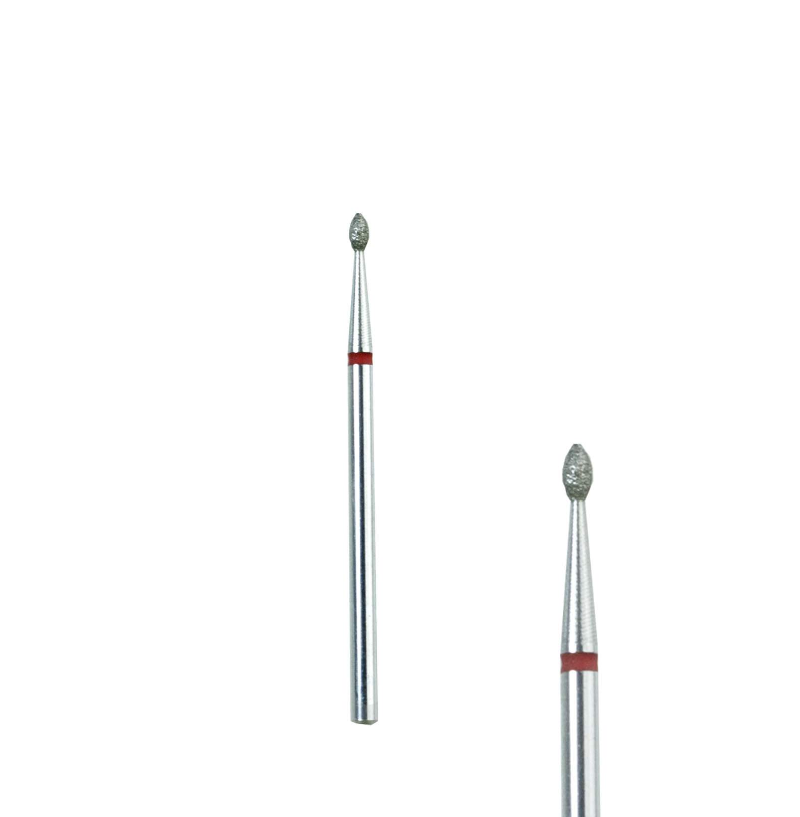 Punta diamantata a forma di bocciolo (rossa) 1.6 mm