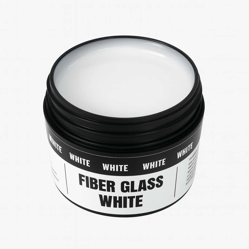 Gel FIBER GLASS WHITE 50 ml - immagine 4